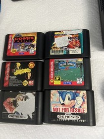 SEGA Genesis Console High Definition, Bundle +  7  Games  Working  TESTED 