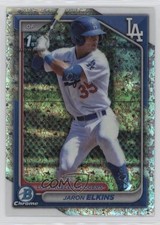 2024 Bowman Chrome Prospects Mini-Diamond Refractor Jaron Elkins #BCP-106 11s9