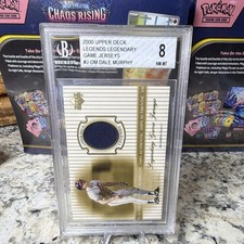 Upper Deck Legends 2000 Dale Murphy Legendary Game Jerseys #J-DM BGS 8