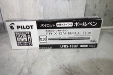 10 Pilot FRIXION Ball Slim Gel Pen 038 Retractable Erasable Ink Lt Green Japan