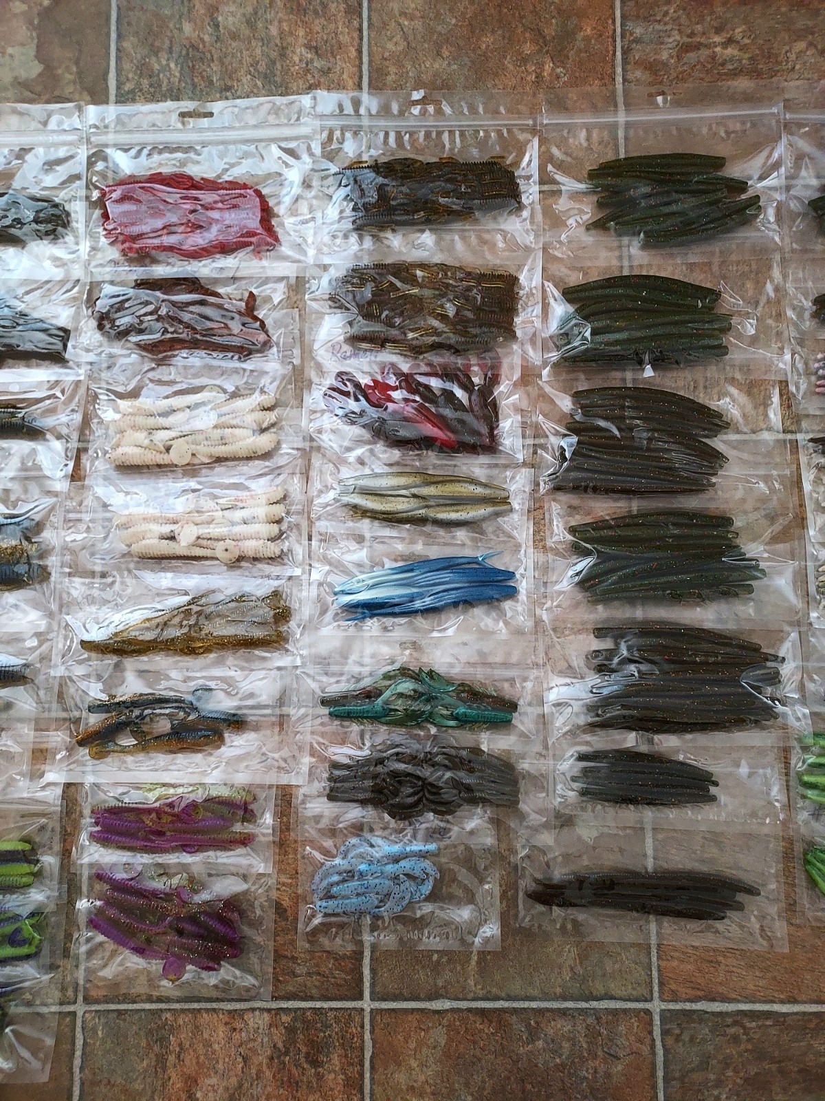 75 Bass Fishing Lures Lot Soft Plastics Baits Zoom Berkley Gulp Yum Senko Gary  - Image 10