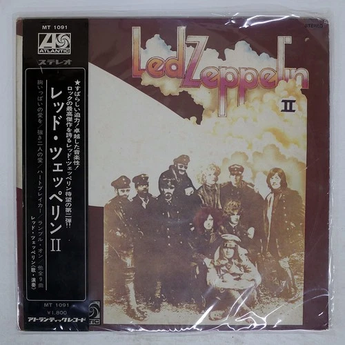 LED ZEPPELIN II ATLANTIC MT1091 Japan OBI VINYL LP
