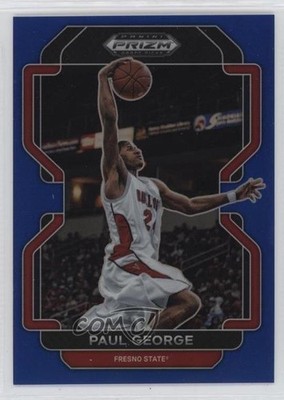 2022-23 Panini Prizm Draft Picks Blue Prizm 184/199 Paul George #39 3hd