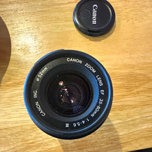 Canon EF 35-80mm f/4-5.6 III Zoom Lens Auto/Manual Focus 52 mm Filter