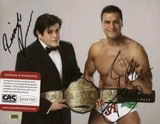 Alberto Del Rio & Ricardo Rodriguez Signed 8x10 WWE Wrestling Photo! CAS Auto