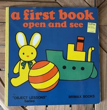 1978 A First Book - Open And See By Brimax Books Object Lessons Series