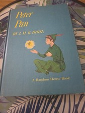 Peter Pan Hardcover Book By J.M Barrie Random House New York 1957 Vintage