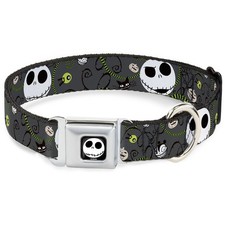 Dog Collar DYAG-Jack Expression4 Full Color Nightmare Before Christmas Jack Expr