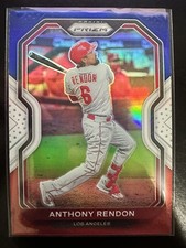 Anthony Rendon 2021 Panini Prizm Red White Blue Prizm #245 Los Angeles Angels
