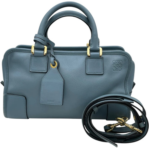 LOEWE Amazona 30 Light Blue Shoulder Bag #2447