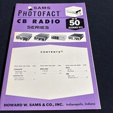 SAMS Photofact CB Radio Series Manual CB 50 December 1973