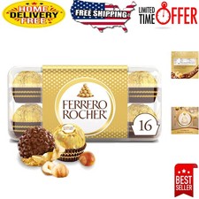 Individually Wrapped Milk Chocolate Hazelnut Gift Box - 16 Count