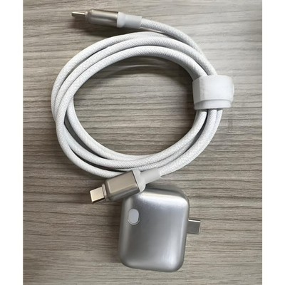 Portable USB C Charging Adapter Separator with Cable for Office and Travel