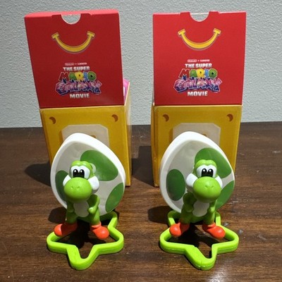 2 McDonald's 2026 Super Mario Galaxy Yoshi Happy Meal Toy New