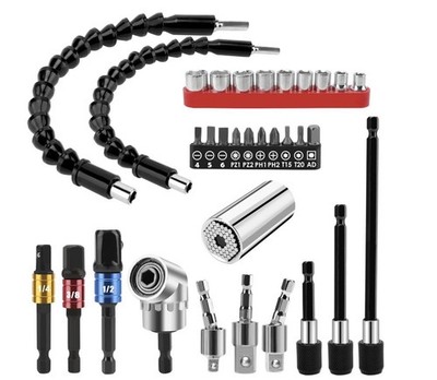 Flexibler Bohrerverlängerungs-Schraubendreher-Set 32Pcs Universal