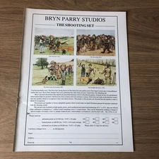 GUNS131 MAGAZINE ADVERT 12X9 BRYN PARRY STUDIOS: THE SHOOTING SET