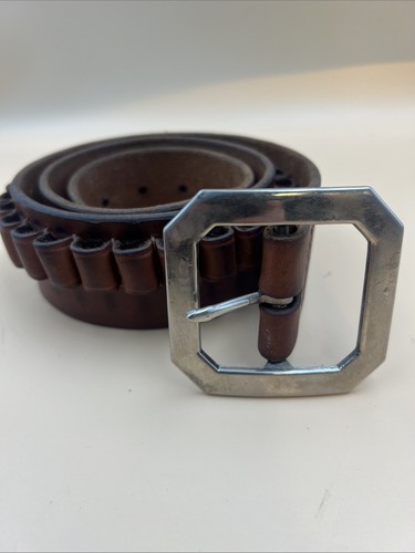 Vintage Hunter Leather .38 Pistol Cartridge Belt 25 Rounds 138 Sm