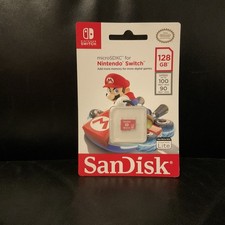 SanDisk 128GB Class 10 microSDXC Memory Card brand new works with switch 1  2