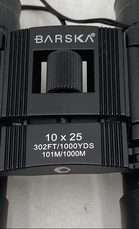 Barska AB10111 Black 10x25 Coated Optics Compact Binoculars With Case - Image 3 of 4