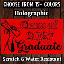 50 CLASS OF 2027 STICKERS 2.25" LABELS SEALS PARTY FAVOR GRADUATION GRADUATE