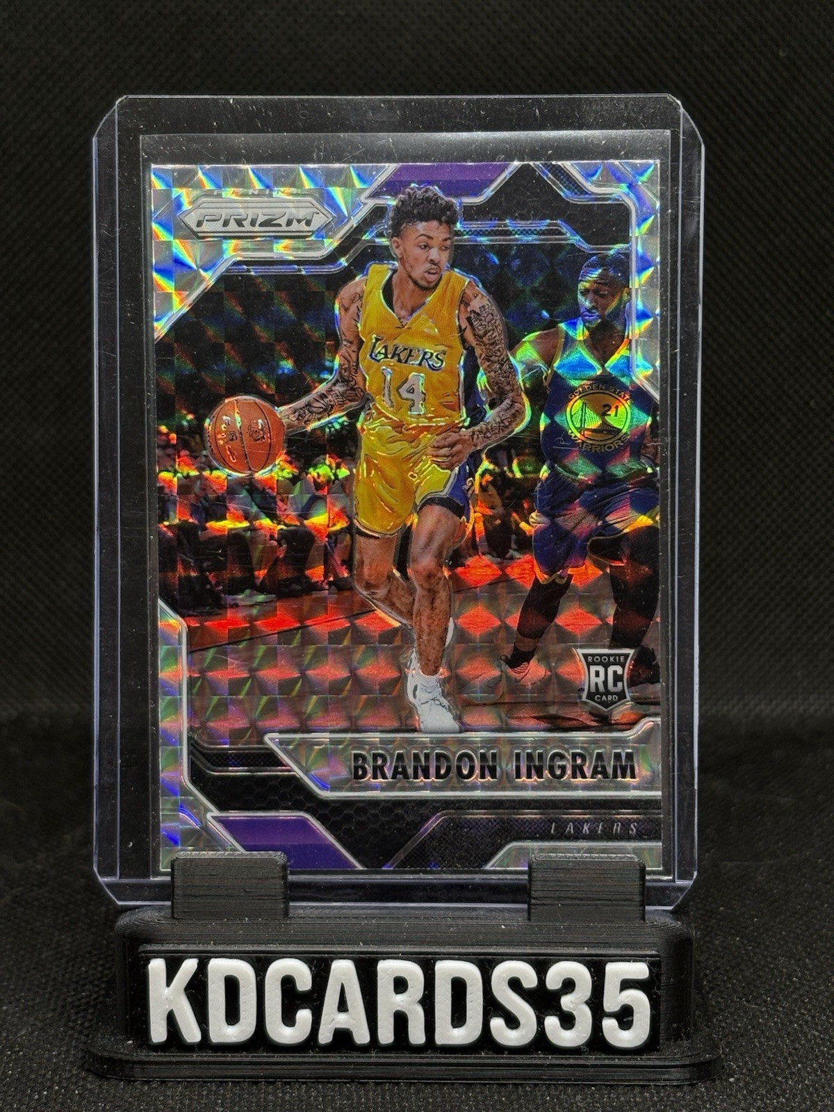 2016 Panini Prizm Brandon Ingram Mosaic Rookie #8 Prizm Lakers Raptors