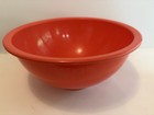 Texas Ware #118 Melamine 10" Mixing Bowl Bright Orange No Splatter — photo 1