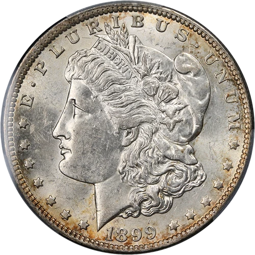 1899-O Morgan Silver Dollar Micro O PCGS AU58 VAM 6 Great Eye Appeal