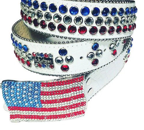 BB Simon Belt America 1 100% Authentic Size 28 - 44