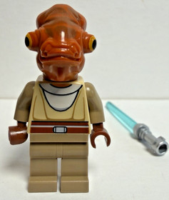 Lego Star Wars Nahdar Vebb Minifigure Figure 7754 sw0226 Jedi Mon Calamari