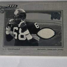 Fleer 2000 Greats Feel the Game Classics L.C. Greenwood Steelers #68 Jersey