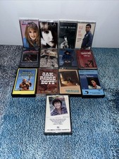 Lot Of 13 Cassette Tapes Various Country Classics Variety Music Tested