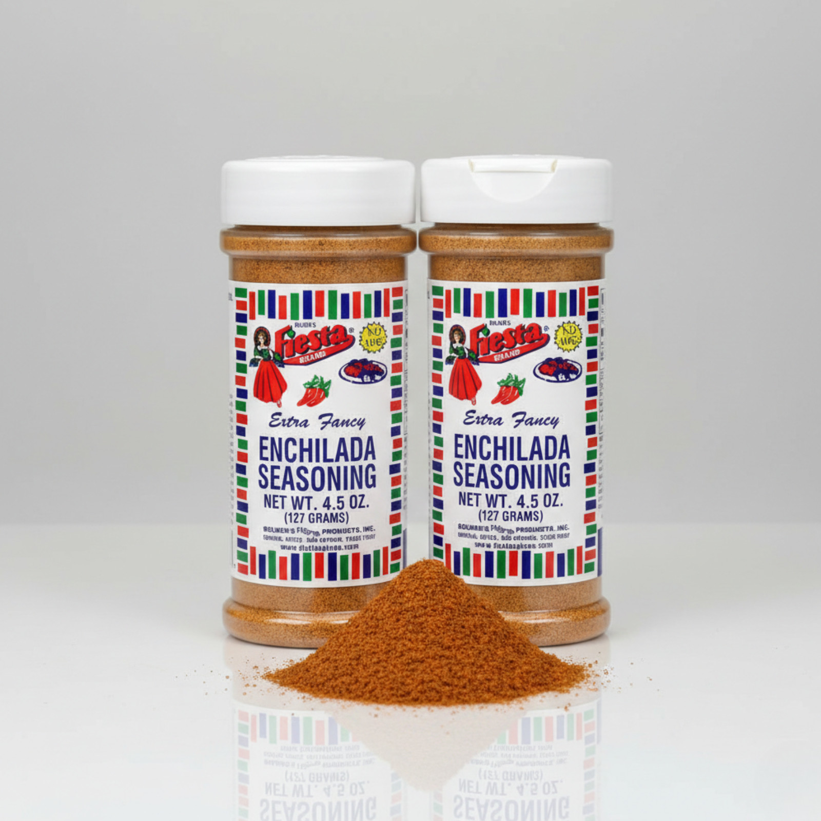 PACK de 2 botellas de condimento Bolner's Fiesta Enchilada de 4,5 OZ auténtica mezcla de Texas