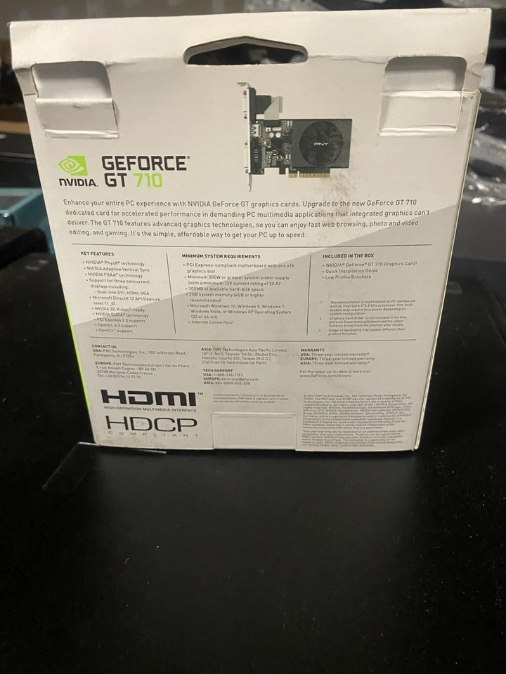 PNY NVIDIA GEFORCE GT710 2GB - Image 2 of 2
