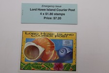 Lord Howe Island Local Post courier booklet Mint Emergency issue 1982