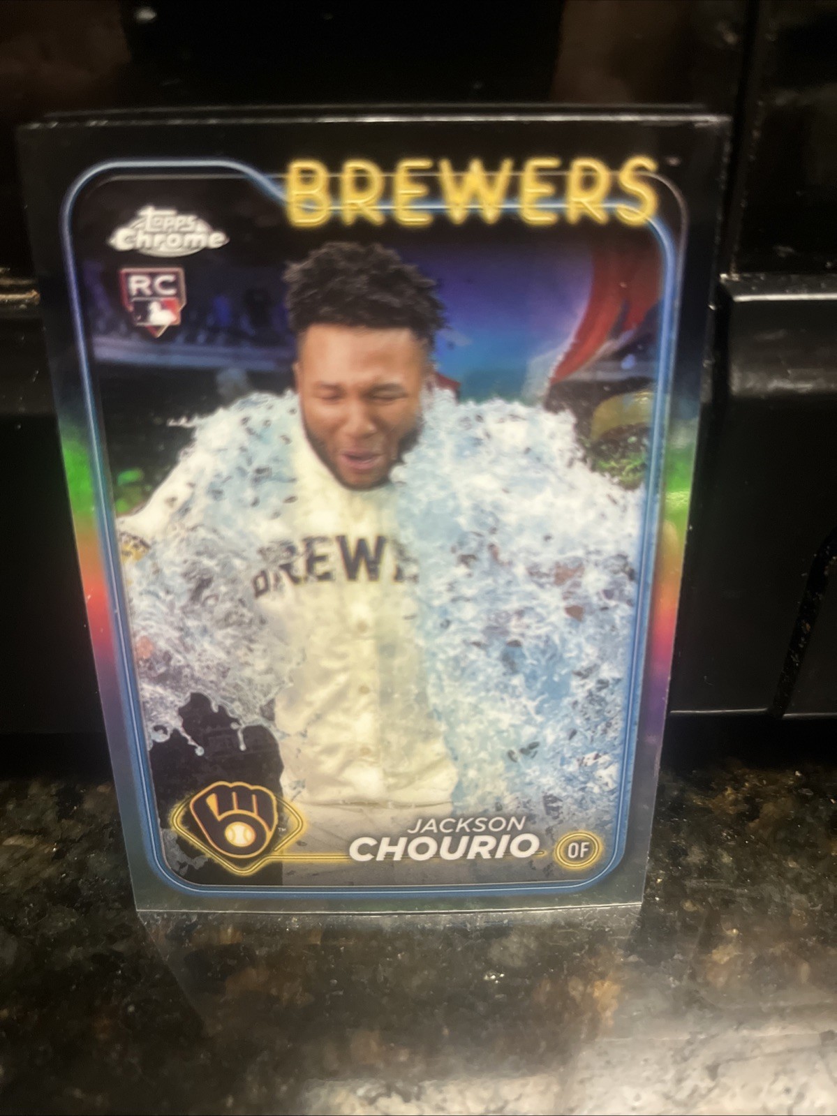 2024 Topps Chrome Update Series - Image Variation Jackson Chourio #USC18 (RC)