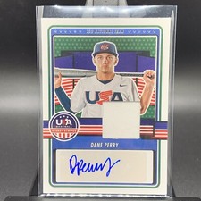 2023 Panini USA Stars & Stripes Team Signatures Materials #15U-DP Dane Perry