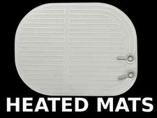 UNIVERSAL MIRROR CAR SIDE GLASS DEFOGGER - HEAT GRID MATS 4.1 x 3.2 12V ELEMENT