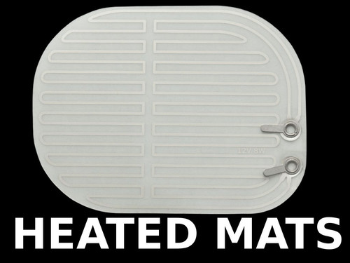UNIVERSAL MIRROR CAR SIDE GLASS DEFOGGER - HEAT GRID MATS 4.1 x 3.2 12V ELEMENT - 第 1/1 張圖片