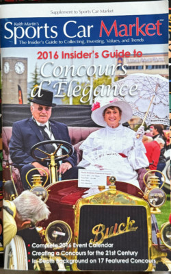 Sports Car Market Supplement Insider's Guide Concours d'Elegance 2016