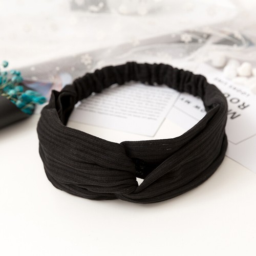 Erwachsene dehnbar Twist Knoten Head Wrap Stirnband geknotet Haarband Damen Haarband - Bild 120 von 149
