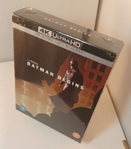 Batman Begins Steelbook (4K+Blu-ray) Ultimate Collector Edition-NEW-Box SHIPPING - Picture 2 of 12