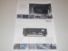McIntosh MCD-350 Audiophile CD/SACD Brochure, 2 pg, Specs, Articles, Info, 2021