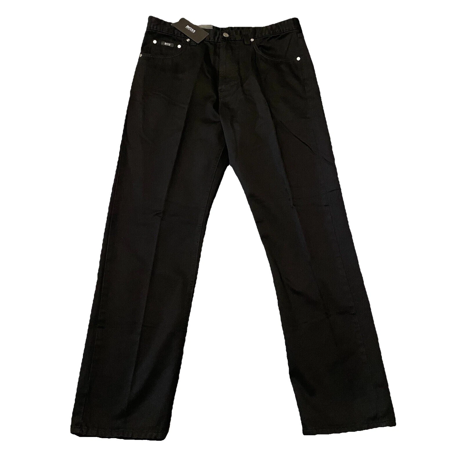 HUGO BOSS Black Regular Jeans for Men