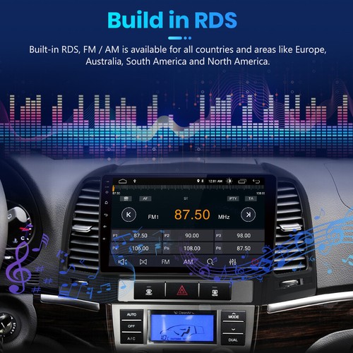 9"2Din Android Car Radio GPS Sat Navi WIFI USB For Hyundai Santa Fe 2 2006-2012 - Picture 6 of 12
