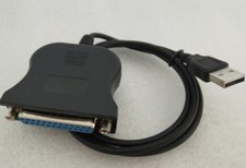 1x25Pin IEEE 1284 Parallel Port D-Sub Connector to USB 2.0 Printer Adapter Cable