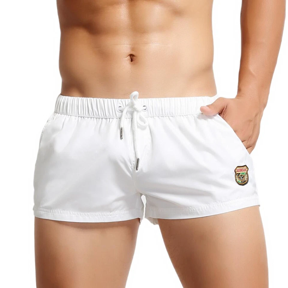 Male Gym Shorts Fitness Quick Dry Shorts Men's Beach Shorts Board Short Pants — 第 4/4 张图片