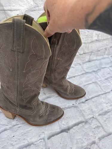 Botas vaqueras Acme Western para mujer, grises, talla 5 1/2 M - Imagen 3 de 8