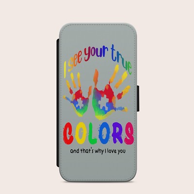 AUTISMUS ZITAT HANDYHÜLLE FÜR IPHONE SAMSUNG GOOGLE PIXEL FLIP WALLET ZITAT
