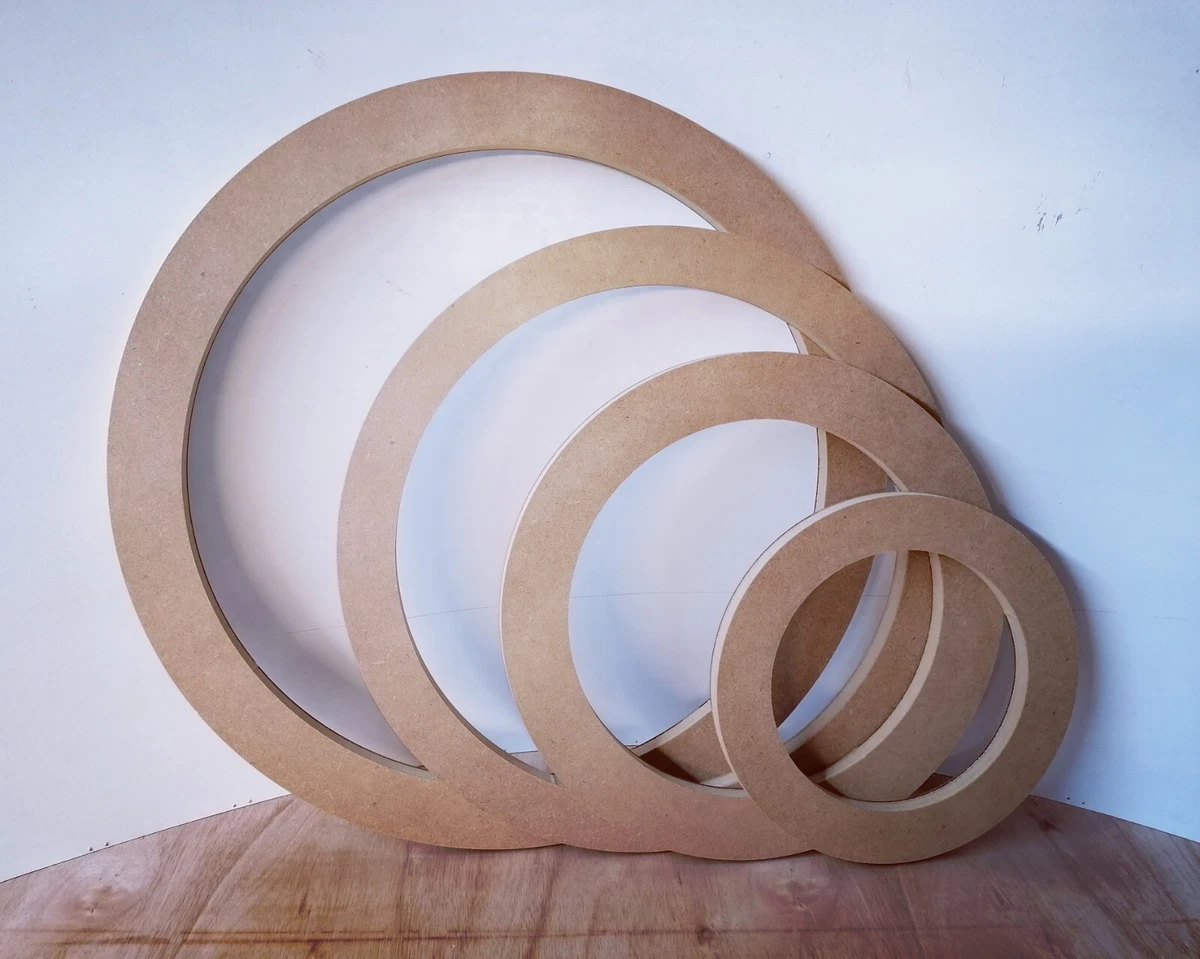 Wood circle ring sale