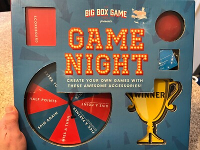 Big Box Game Professor Puzzle GAME NIGHT BUZZER TIMER SPINNER DIE ETC NEW